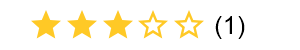 Barking Bakery Vanilla Topped Star Pawty Cake With Bone Star Rating